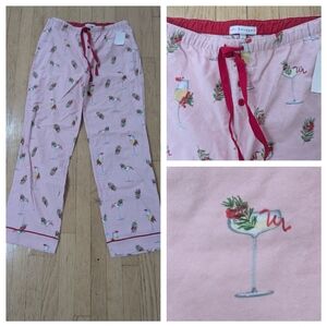 PJ Salvage Pink Cocktail Print Pajama Pants